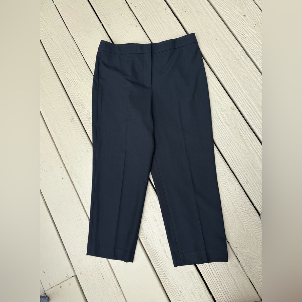 NWOT TALBOTS Elegant Black (Heritage) High-Rise Cropped Trousers, Size: 8